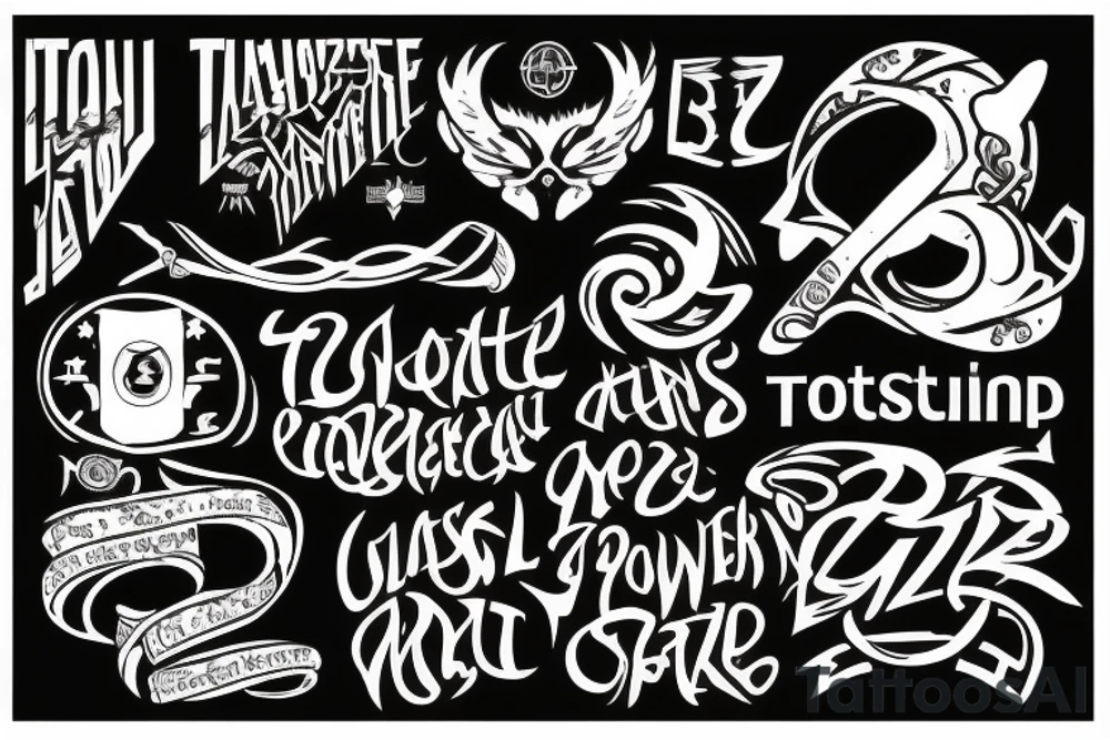 Totalitarian style tattoo idea