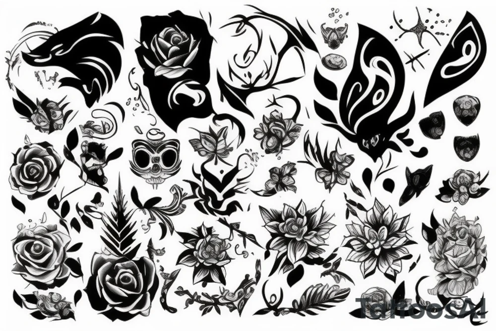 Корабль tattoo idea