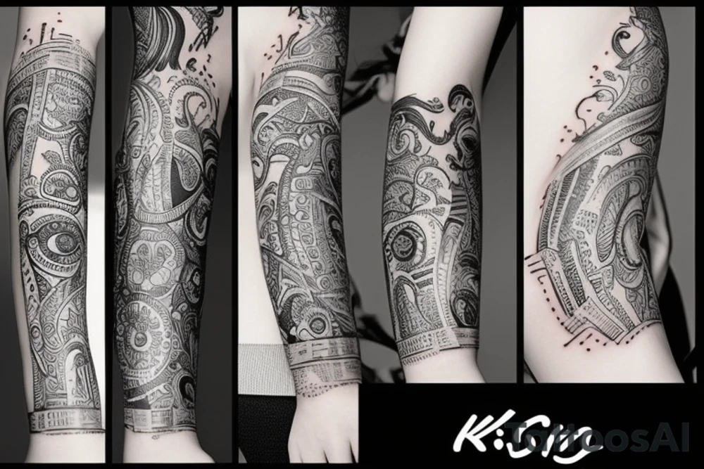 Черный кот в маске tattoo idea