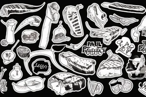paul mccartney eats steak tattoo idea