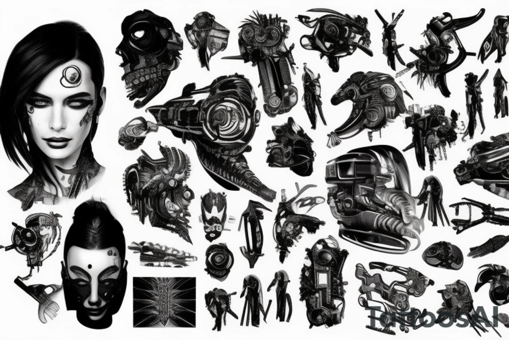 Cyberpunk 2077 tattoo idea