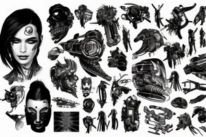 Cyberpunk 2077 tattoo idea