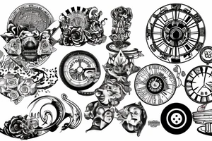 wheel of Fortune tattoo idea