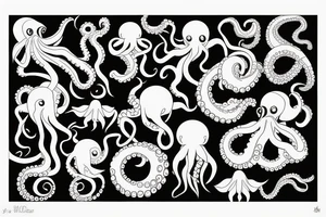 Octopus Gothic tattoo idea
