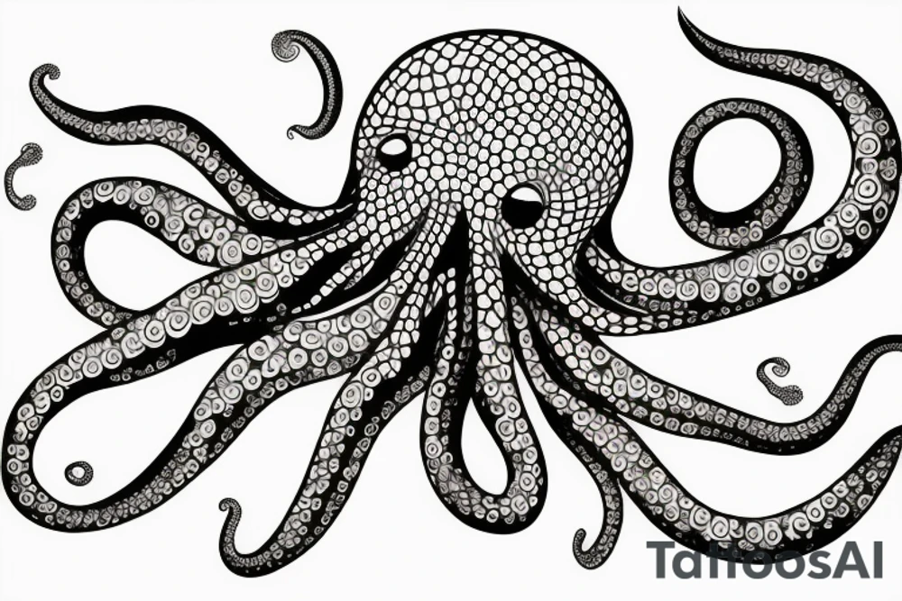 Octopus Gothic tattoo idea