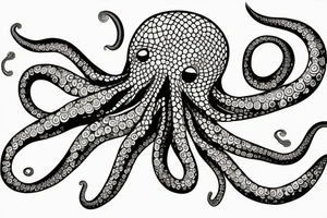 Octopus Gothic tattoo idea