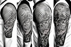 Bionic heart tattoo idea