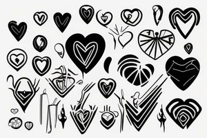Bionic heart tattoo idea