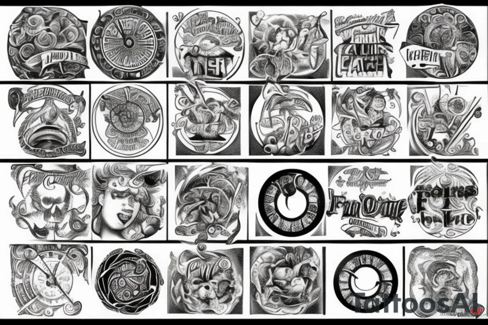 wheel of Fortune tattoo idea