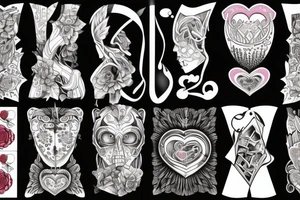 Bionic heart tattoo idea