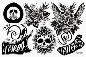 Надпись дата 02.05.2022 tattoo idea