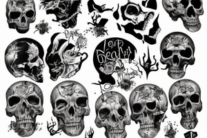 dead inside 1000-7 tattoo idea