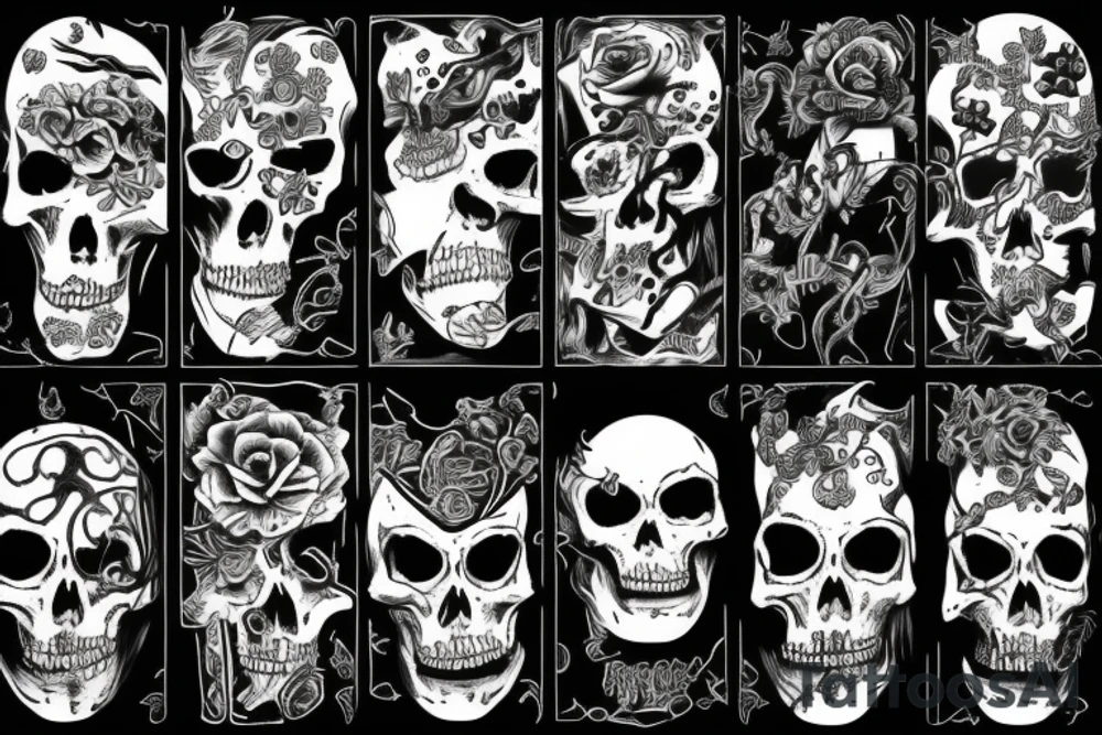 dead inside 1000-7 tattoo idea