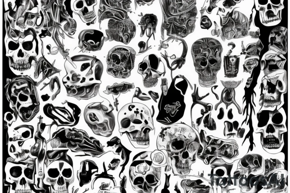 dead inside 1000-7 tattoo idea