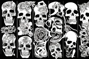 dead inside 1000-7 tattoo idea