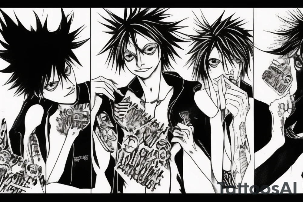 Death note sleeve tattoo idea