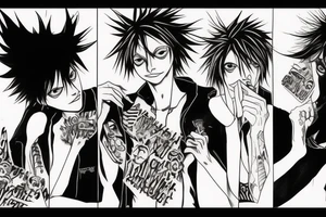 Death note sleeve tattoo idea