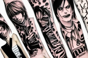 Death note sleeve tattoo idea