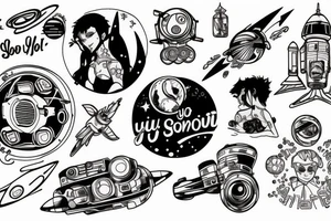 See you space cowboy tattoo idea