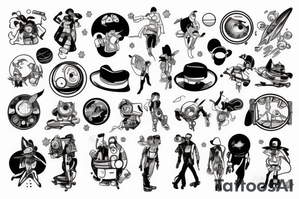 See you space cowboy tattoo idea