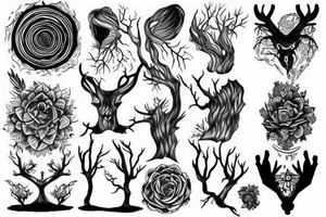 Forest tattoo idea