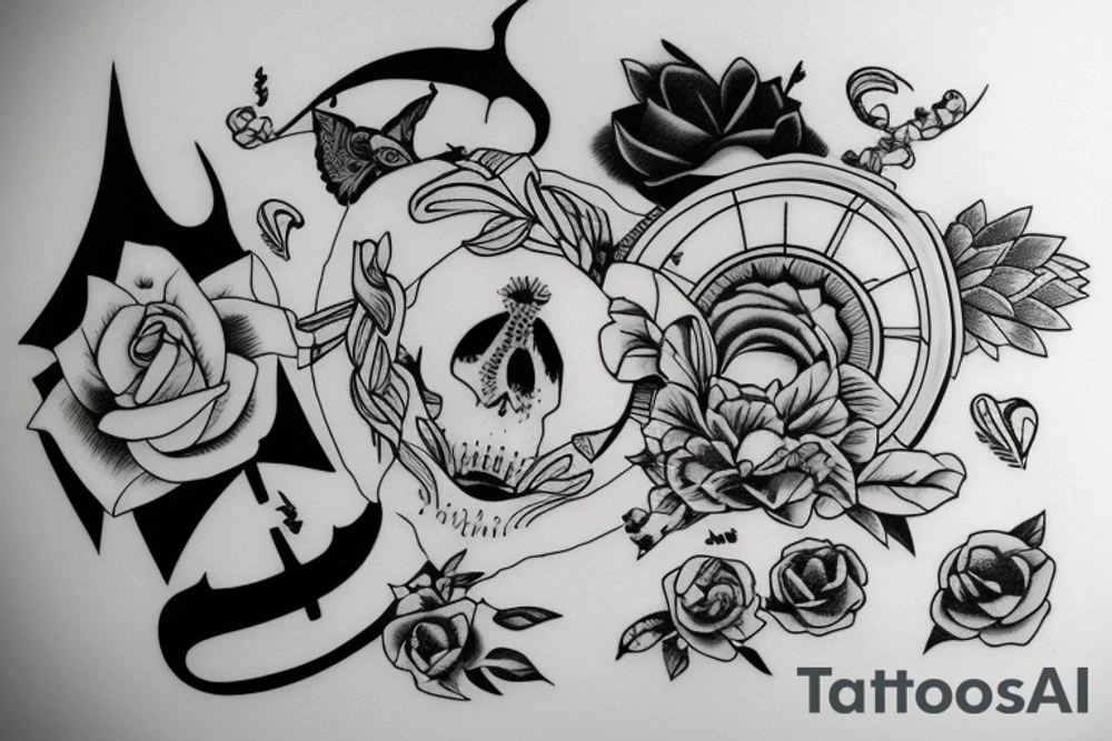 Paired tattoo with my boyfriend tattoo idea