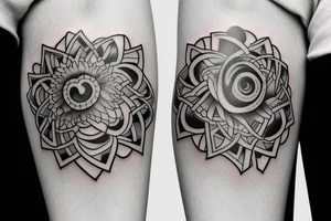 Paired tattoo with my boyfriend tattoo idea