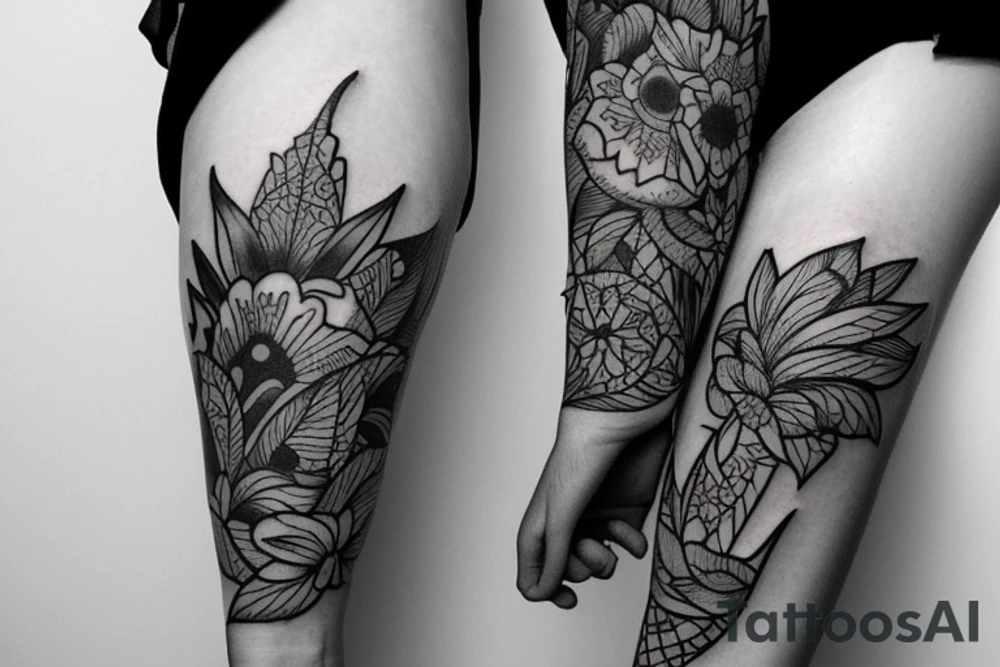 Paired tattoo with my boyfriend tattoo idea