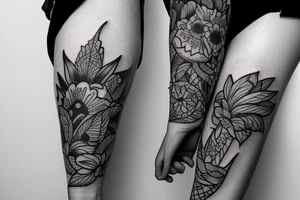 Paired tattoo with my boyfriend tattoo idea