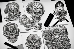 drain gang tattoo idea