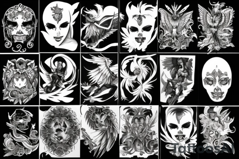 fallen Angel tattoo idea