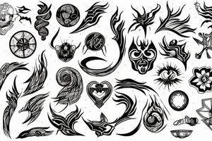 absorbing symbol tattoo idea
