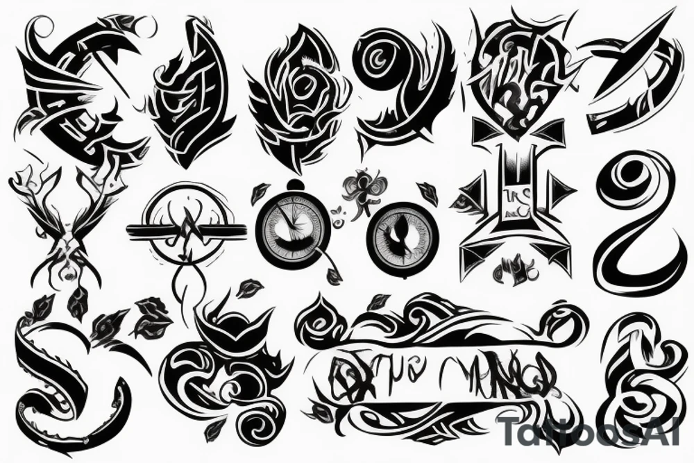 motivating symbol tattoo idea