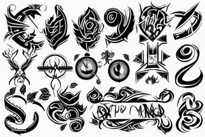 motivating symbol tattoo idea