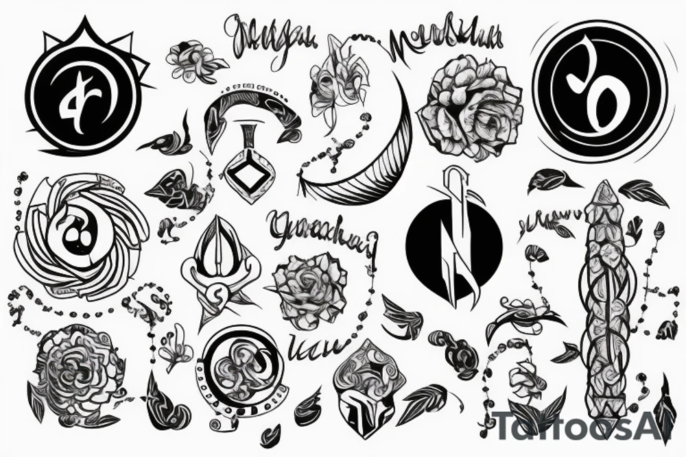 motivating symbol tattoo idea