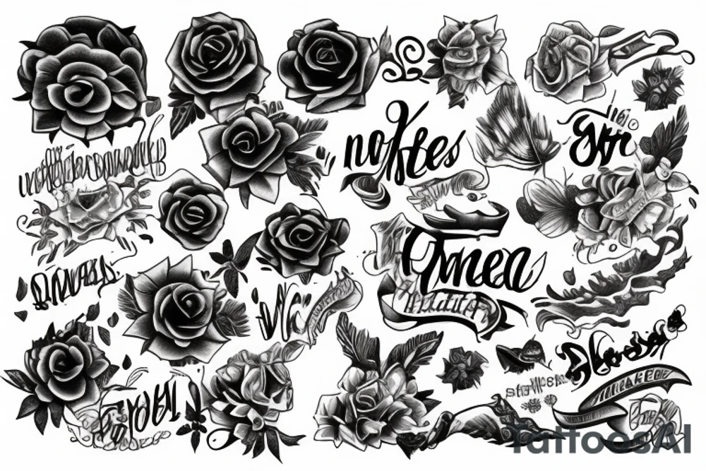 some word tattoo idea