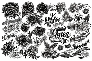 some word tattoo idea