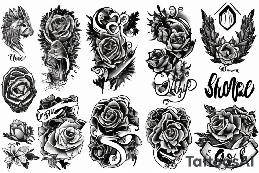 some word tattoo idea