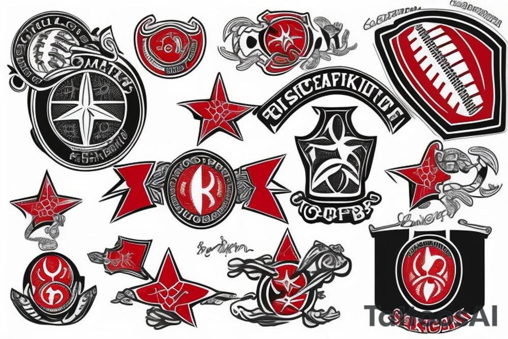 Football club Spartak Moscow tattoo idea