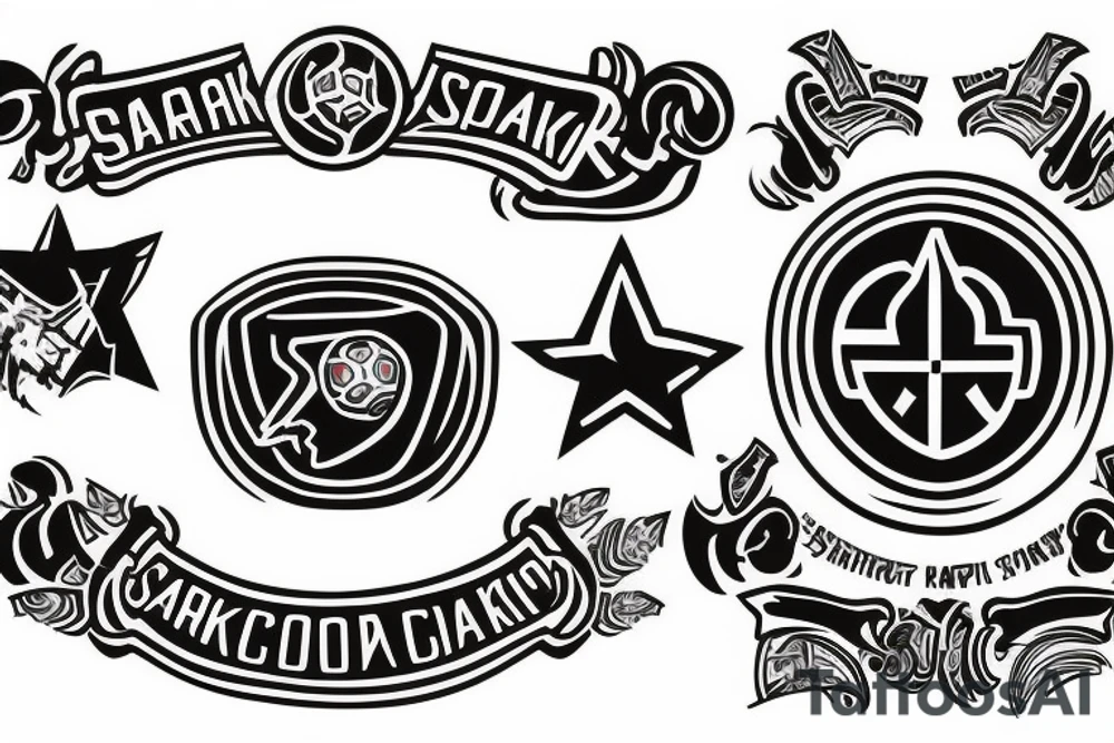 Football club Spartak Moscow tattoo idea