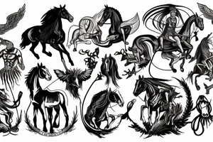 Four horsemans of the Apocalypse tattoo idea