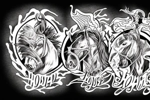 Four horsemans of the Apocalypse tattoo idea