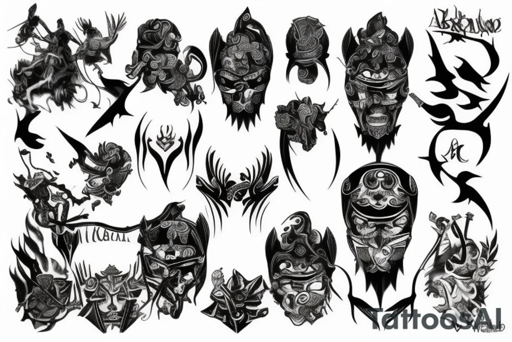 Warrior tattoo idea