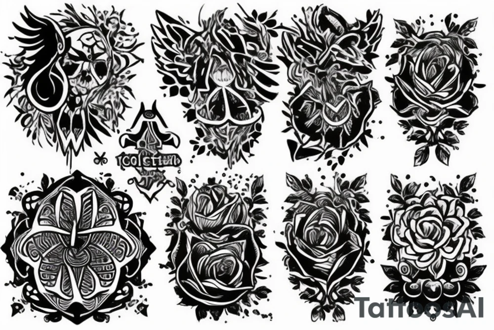 Звезда tattoo idea