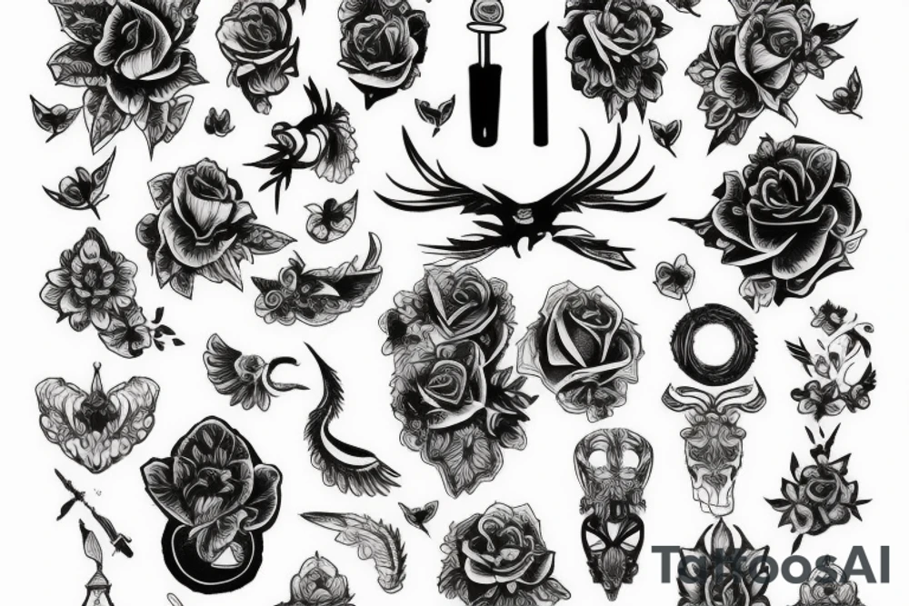 Звезда tattoo idea