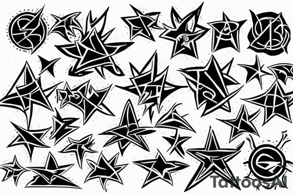 Chaos star tattoo idea