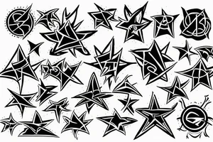 Chaos star tattoo idea
