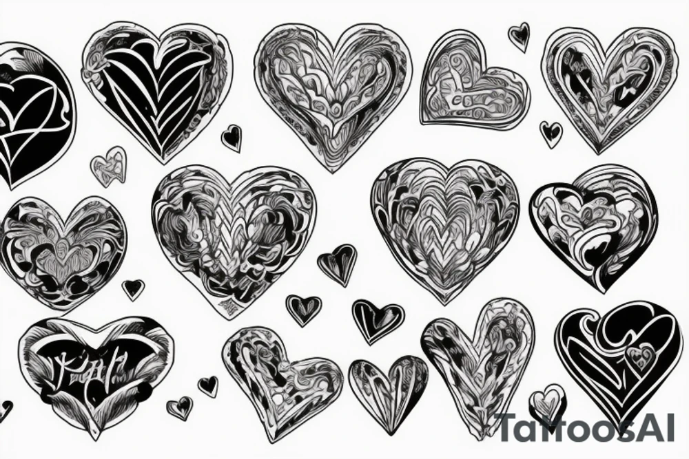 heart tattoo idea