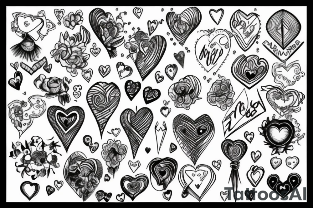 heart tattoo idea