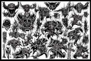 Chaos warhammer tattoo idea